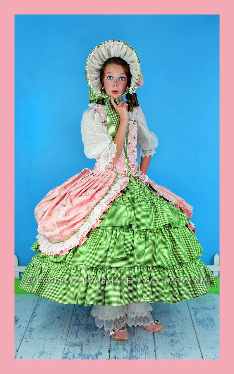 Frilly, Feminine, Little Bo Peep Costume for Tween Girl