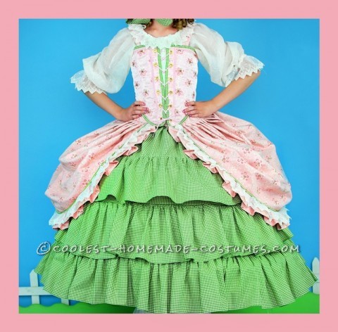 Frilly, Feminine, Little Bo Peep Costume for Tween Girl