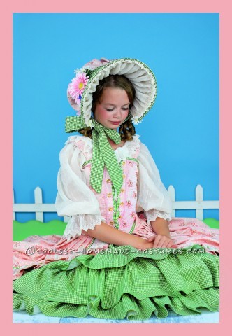 Frilly, Feminine, Little Bo Peep Costume for Tween Girl