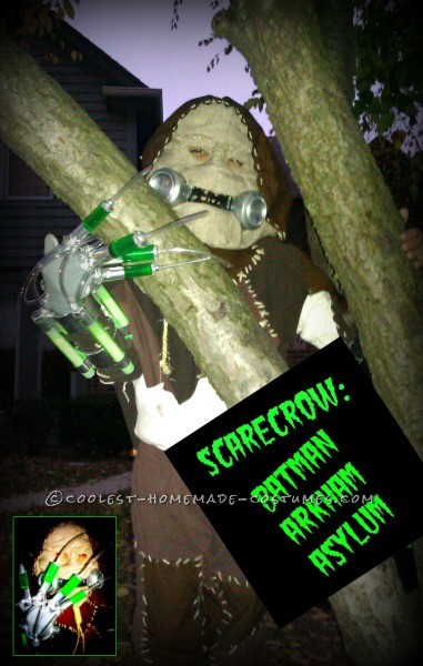 Original Glowing Scarecrow Costume from Batman Arkum Asylum