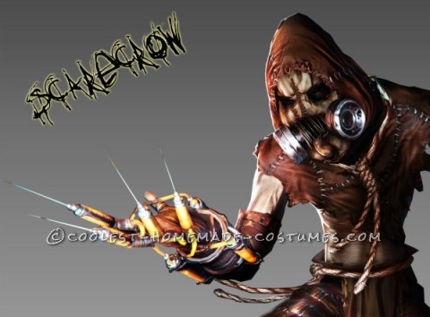 Original Glowing Scarecrow Costume from Batman Arkum Asylum