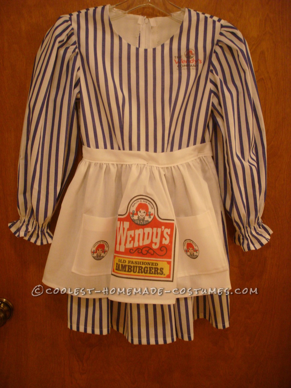 From the time my granddaughter (who lives in another state) was six years old she has wanted to be the Wendy's Restaurant girl for Halloween.&n