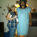Coolest Pregnant Redneck and her Old Lady Couple Costume