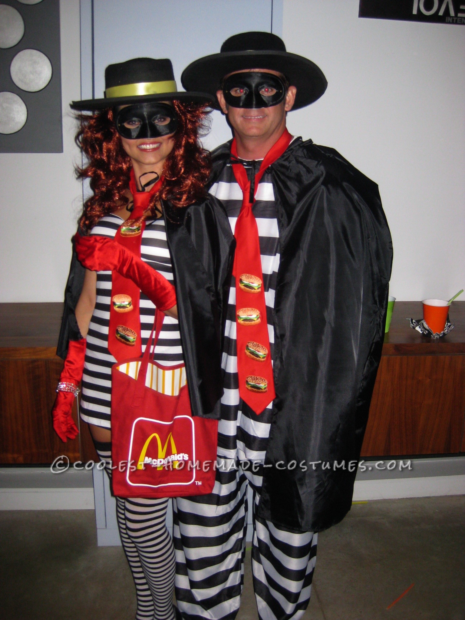 Sexy and Cool Hamburglar Couple Costume