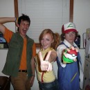 Growing up in the 90\'s, pokemon was a BIG deal! We were so excited when we decided to dress up as Ash, Brock, and Misty! The Misty and Brock costu
