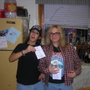 We went all out to create the most authentic wayne's world costumes. we bought reverse-fit jeans from walmart (tighter around the ankle, loose and r