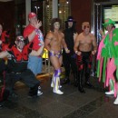 Legion of Doom, John Cena, Ultimate Warrior, Undertaker, Sting, Macho Man are all pictured. However, we also had Hulk Hogan, Bret Hart, and Stone Col