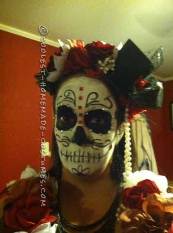 Spooky Dia De Los Muertos Couple Costume