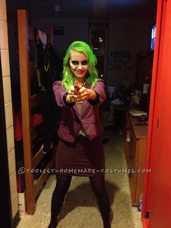 Coolest Homemade Joker Halloween Costume