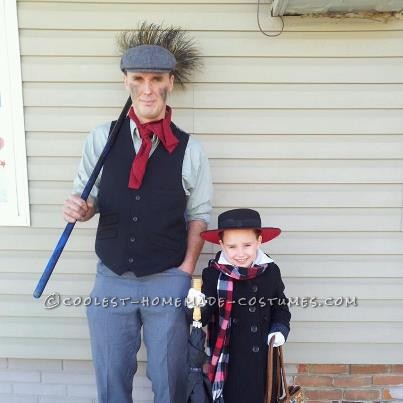 My daughter decided she wanted to be Mary Poppins this year after watching the movie so I made her and my husband's costumes by doing a lo