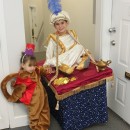 Coolest Abu and Aladdin on a Flying Carpet Kids Halloween Costumes