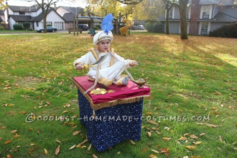 Coolest Abu and Aladdin on a Flying Carpet Kids Halloween Costumes