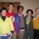 Me and my friends decided to be the Big Bang Theory for Halloween, but us all being girls it made it a lot funnier and harder. All we did was go to a