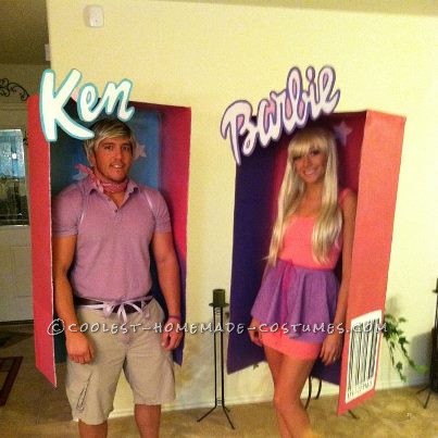 Last year, my boyfriend and I went as Barbie and Ken in a box. I wanted to do something unique, and although we saw another Barbie and Ken at a party