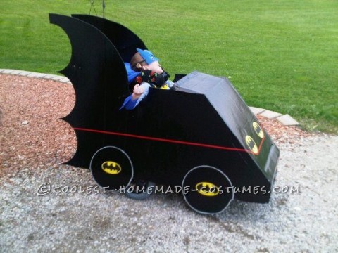 Awesome Batmobile Wheelchair Costume!