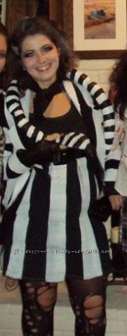 I wanted to create a Beetlejuice costume that was clearly beetlejuice- but also had a little bit of my own twist to it .. plus I wanted it to be a co