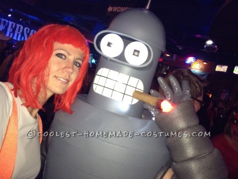 Bender from FuturamaI spent two, make that 2 months, hundreds of hours, and over $250 in materials and pieces to make this costume come to life. It i