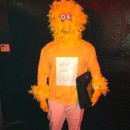 Original Big Bird Will Work for Drinks Homemade Halloween Costume