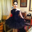 The Black swan costume...There were so many of these but I was determined to have it down to a t.First I got a black tutu and bodice. I danced for