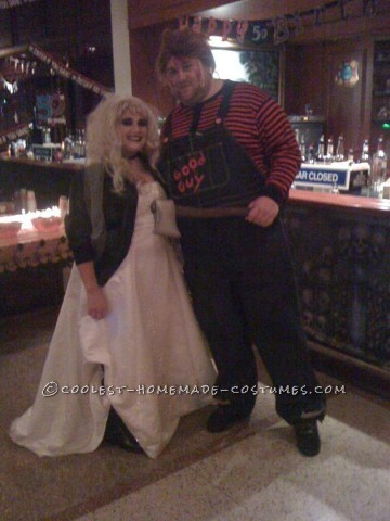 Coolest Chucky and Bride of Chucky Homemade Halloween Couple Costume