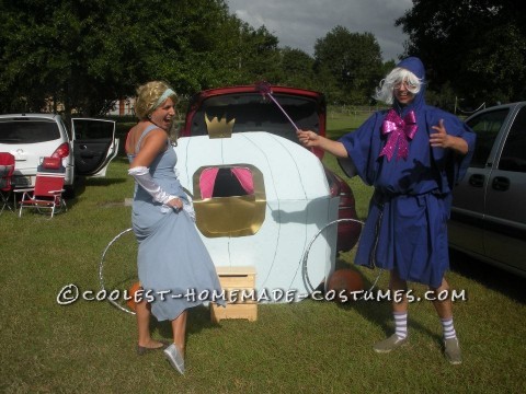 Original Cinderella (Before and After the Godmother) Homemade Costume