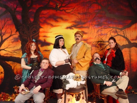 Coolest Clue Characters Group Halloween Costume