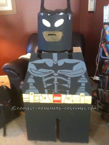 My boys love Batman. My boys love Legos. So, with inspiration from other minifig costumes here on this website, I began to create their costumes. &nb