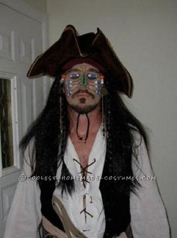 Coolest Captain Jack Sparrow Homemade Halloween Costume
