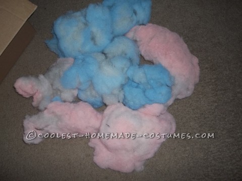Coolest Cotton Candy Dog Costume Idea