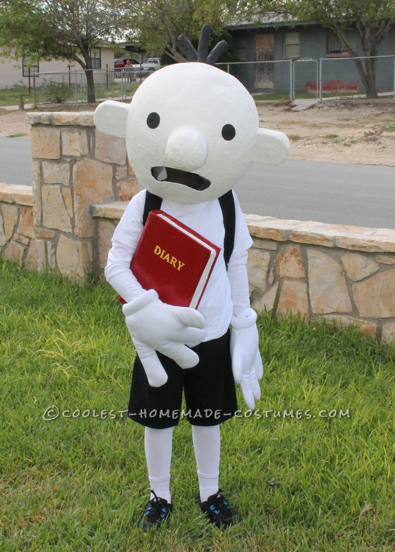 Diary of a wimpy kid costume mask Hands Greg kids adults child children's 