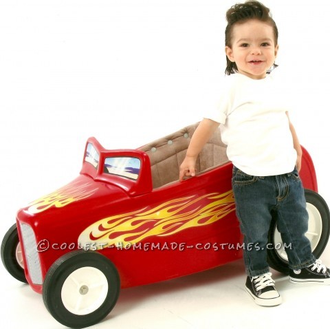 Cute Homemade Greaser Baby Costume