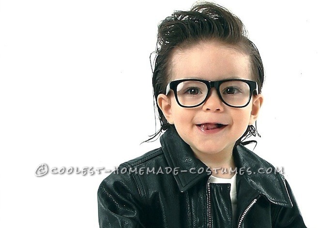 Cute Homemade Greaser Baby Costume