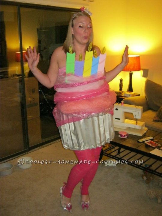 Cute Homemade Cupcake Costume