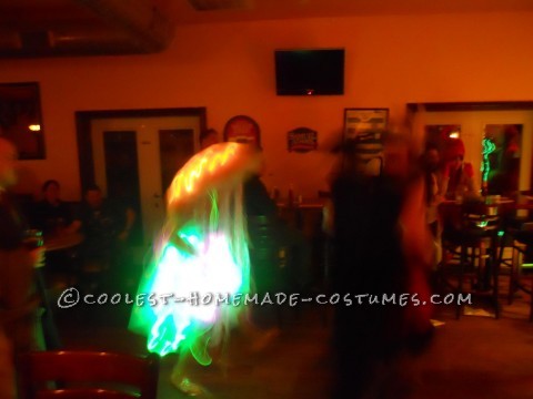 Coolest Homemade Glowing Jellyfish Costume