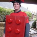 I made a Lego Man costume for my fiance in 2010. It was very cheap, easy and everyone loved it! The hardest part was waiting for the paint to dry!
A