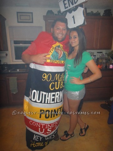 Original Homemade Southernmost Point and Mile Zero Couple Halloween ...