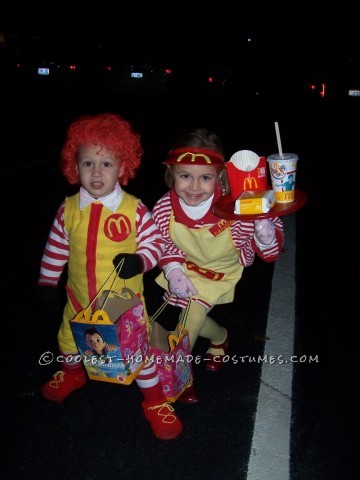 I have a curly headed boy who loves McDonald’s… and he needed a haircut… if there was one year to be Ronald McDonald, without usi