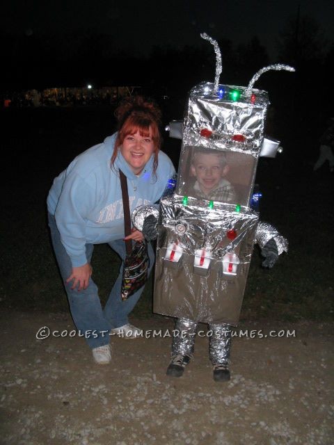 My son who is 8 has started a tradition for me for Trick-Or-Treating. He loves homemade costumes. He has been a bath tub of bubbles, zombie who died