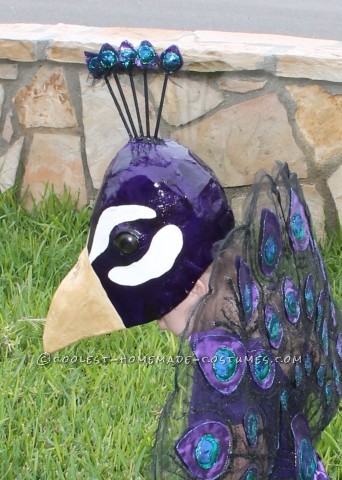 This toddler peacock costume is honestly very time consuming and has many tedious steps, but will be beautiful and well worth the time once completed