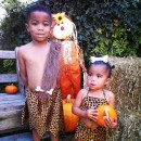 Cutest Pebbles and Bamm Bamm Kids Halloween Couple Costume