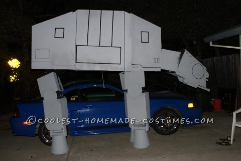 Detailed Star Wars AT-AT Imperial Walker Homemade Costume