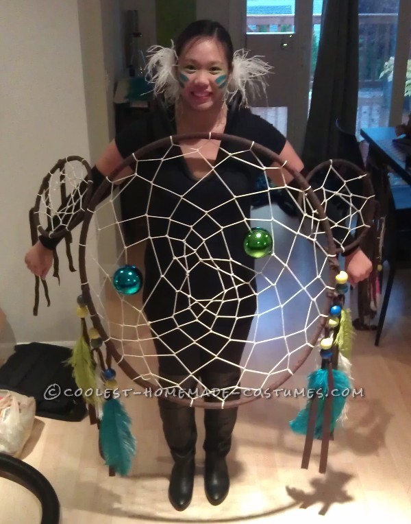 Original and Creative Homemade Halloween Costume: Dreamcatcher