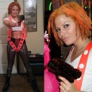 This was my all-time favorite DIY Halloween costume I’ve made by far~ Leeloo from the 5th Element~ that I did 2 years ago, that people still ta