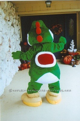 This Yoshi  costume was requested by my daughter and her friends. It is an iconic video game character and most children and young adults can ea