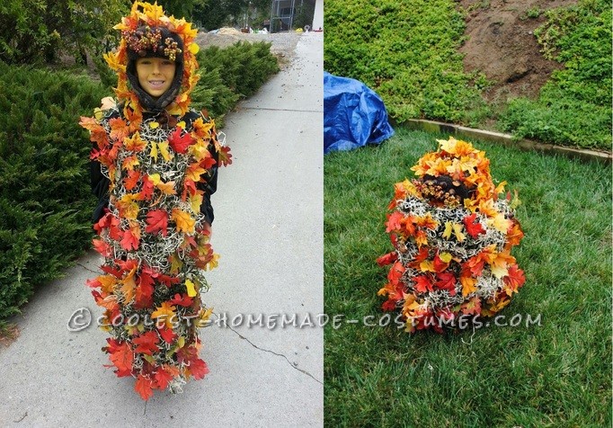 Unusual Leaf Monster Halloween Costume