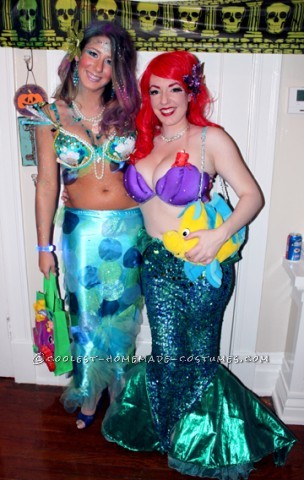 Fantastic Little Mermaid Ariel Homemade Costume