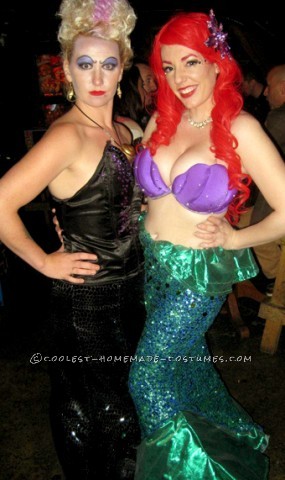 Fantastic Little Mermaid Ariel Homemade Costume