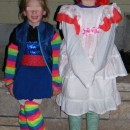 Flashback to Childhood 80’s: Rainbow Brite & Strawberry Shortcake
My two girls were my childhood dolls for Hallowe’en last year. The