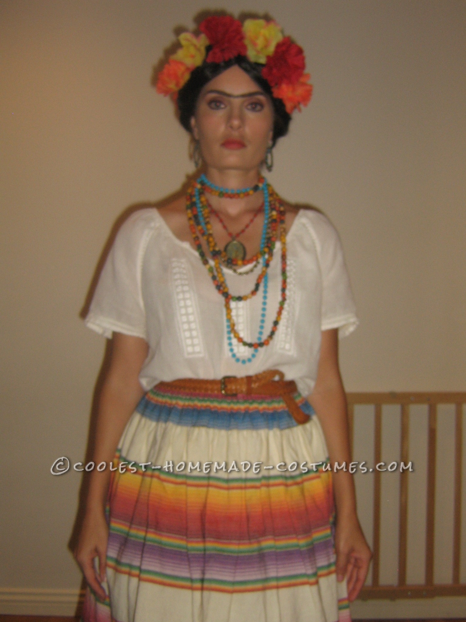 Easy Homemade Frida Kahlo Halloween Costume