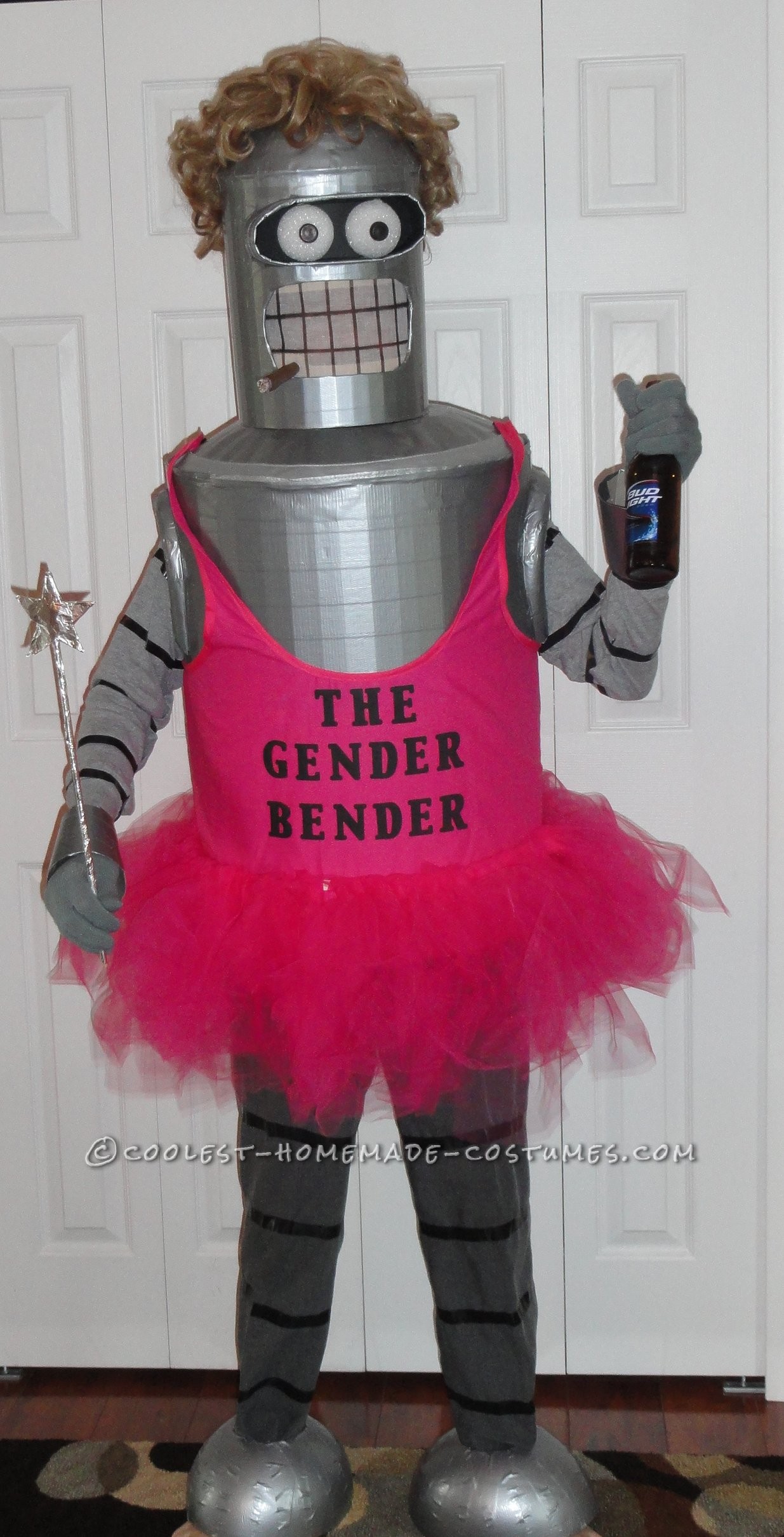 I wanted to do something special this year so I chose the “Gender” Bender. For Bender I spent a lot of time on Benders head. It was impor